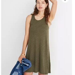 Madewell Green Tank Dress XL
